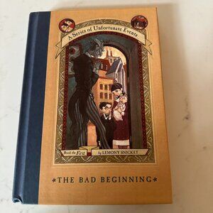 Unfortunate Events 1st Edition The Bad Beginning Hardcover Book